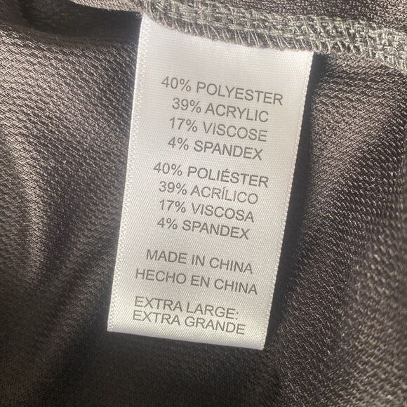 Tommy Bahama Charcoal Gray Supper Soft Touch Lounge Pants sz L/G Coastal Lux New - Picture 6 of 7